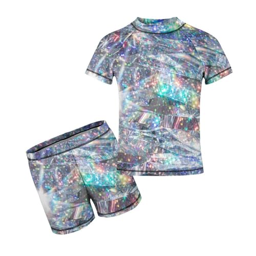 Glitter SparklesChildren's Swimsuits Boys Two Piece Suit10-12Y（150cm）