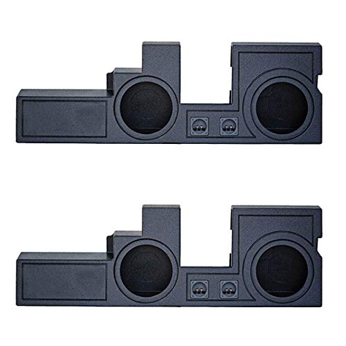Q Power Dual 10\" Ported Enclosure Sub Box for Ford Super Duty 00-16 (2 Pack)