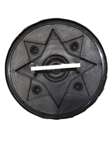 Image of BookMyCostume Shivaji Sword and Shield Set for Kids - 26-Inch Royal-Look Toy Sword with 10-Inch Shield with Metallic Finish |Warrior Costume Accessory for Fancy Dress & Role Play