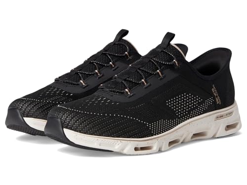 [Skechers] Xj[J[u[c Glide-Step Gratify-Pace Hands Free Slip-ins fB[X Bkgd=ubN/S[h 22.0 cm