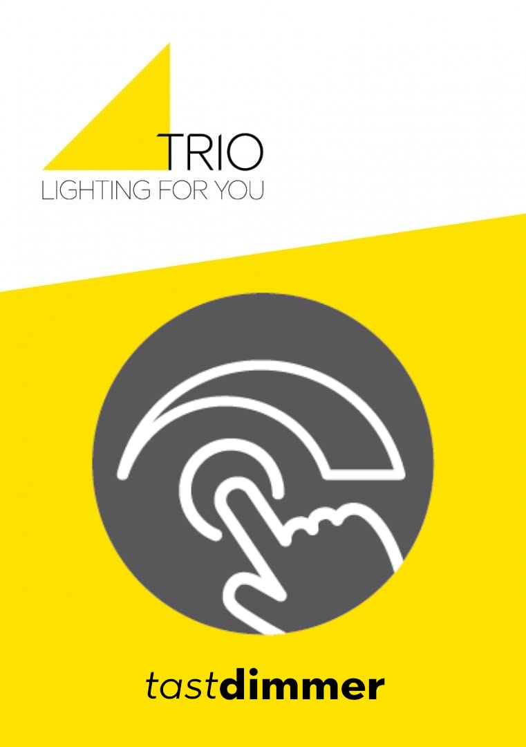 Trio Lighting Lampada da Terra, Nichel Opaco