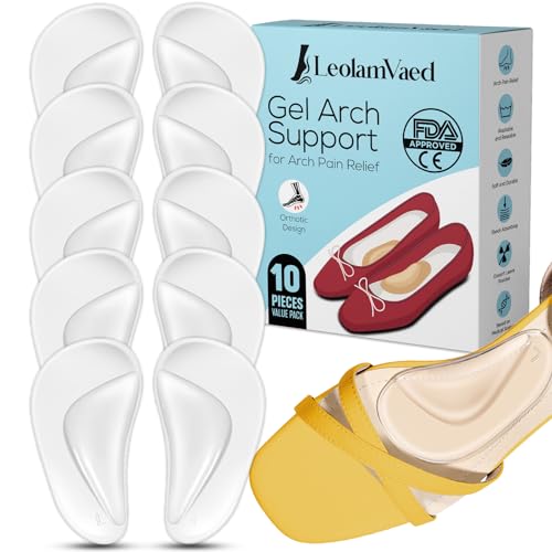 Arch Support Inserts De Soutien De La Voûte Plantaire Pour Soulager La Fasciite Plantaire, Semelles Intérieures Auto-Adhésives Pour Pieds Plats, Soulagent La Pression...
