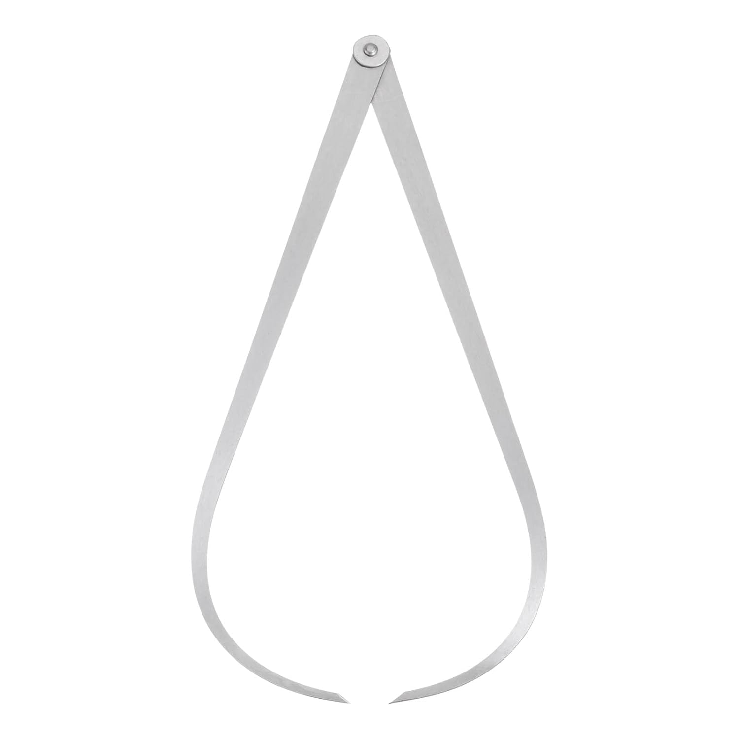 HARFINGTON Firm Joint Outside Caliper 600mm 24 Inch Tool Steel Firm Friction Joint Internal Measurement Tool for Carving Shaping Modeling, Silver