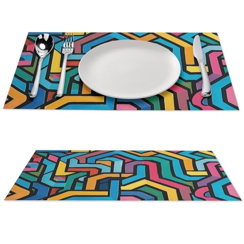 Sets de table pour table de salle à manger extérieur et intérieur