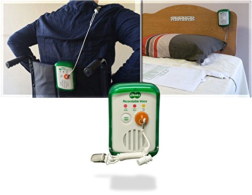 Smart Caregiver & Liberty Fall Prevention Alarm Monitor - with Wander Prevention Cord and Two Recordable Voice Prompts (Chair Pad - 10x15 inches)