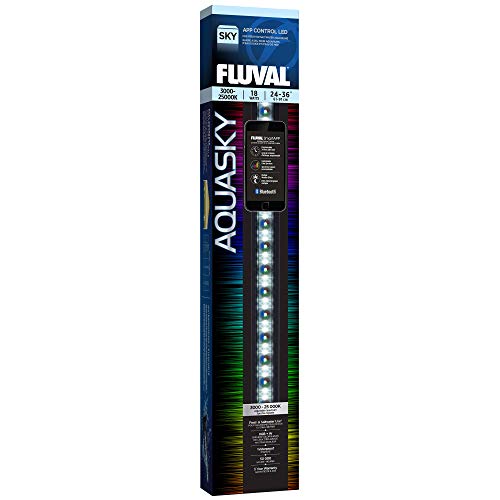Fluval Aquasky Bluetooth LED Aquarium Light (18 Watt, 24-36")