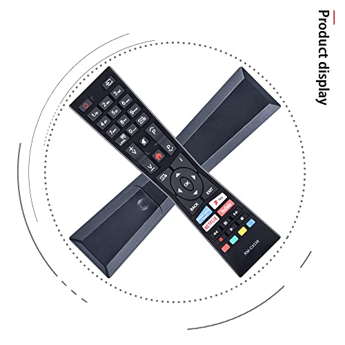 GOUYESHO RM-C3338 Universal Remote Control Replacement for JVC/Bush Smart 4K TV RMC3338 RC43101P LT-24C680 LT-24C686 LT-32C690 LT-32C695 LT-43C790 LT-55C870 - Image 3