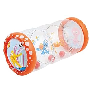 LUDI 3452 – Babyroller, rood, 45 x Ø 20 cm