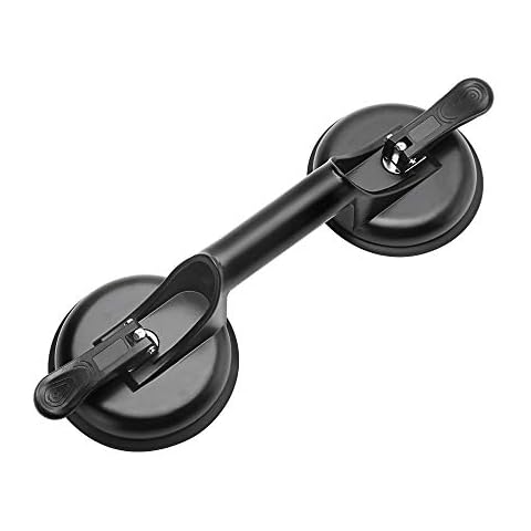 FCHO Glass Suction Cups Heavy Duty Aluminum Handle Glass Holder Hooks to Lift Large Glass/Moving Glass/Pad for Lifting/Dent Fixer Cover
