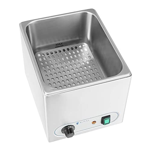 Royal Catering - Hot Dog Maker Hot Dog Maschine (10 L, 1.000 W, 230 V, 30 – 90 °C, 1,4 m Kabel, Edelstahl) Silber – Bild 4