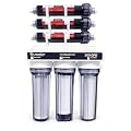 LiquaGen - Heavy Duty & High Capacity 7-Stage Aquarium Reef and Deionization Reverse Osmosis Water Filter Systems RO/DI | 0 PPM - 200 GPD
