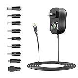 Basicvolt 30W Universal AC Adapter 3V 4.5V 5V 6V 7.5V 9V 12V 15V 2A DC Power Supply with 5V 2A USB...