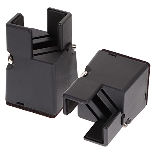 Zerodeko 2Pcs Adjustable Furniture Risers Ergonomic Height Boosters for Beds Sofas and Desks Adjustable Elevation Heavy Duty Support for Cleaning and Storage