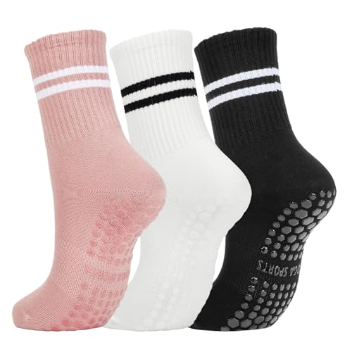 Image of American Trends Tube Socks for Women Striped Slouchy Scrunch Retro Socks Vintage Cute Crew Sock