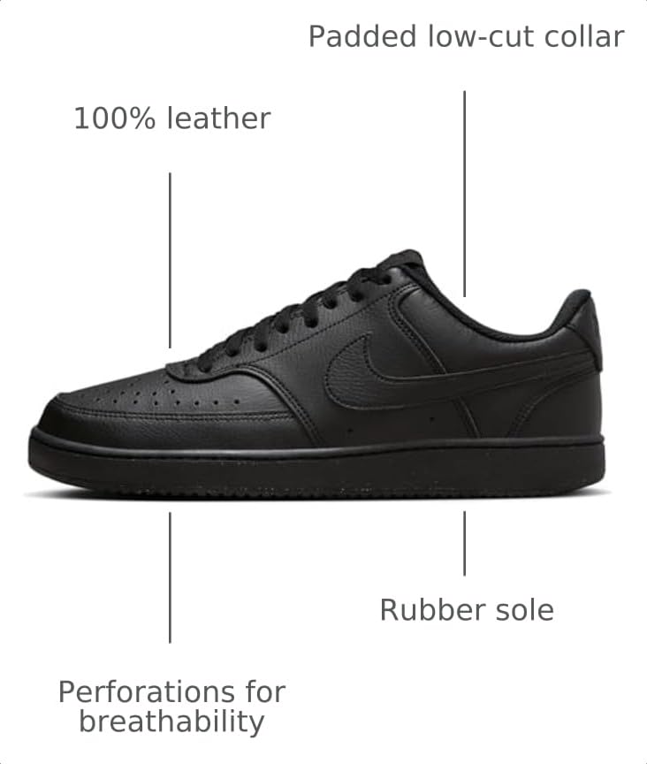 Image of Nike Men's Court Vision Low Next Nature Shoes