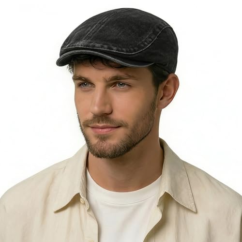 ZLYC Sommer Ivy Gorra con Visera de algodón para Hombre, Talla única