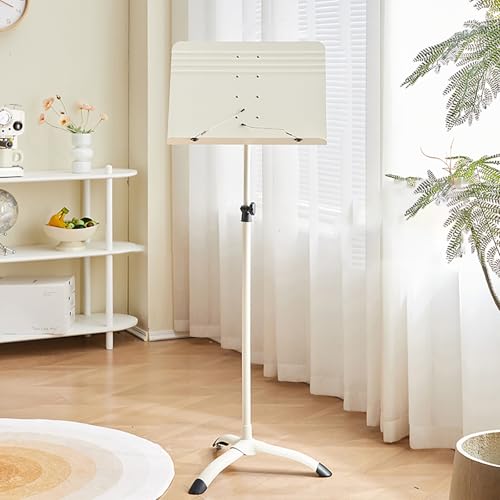 Pupitre Portable en métal, pupitre réglable avec Plateforme de Lecture pour église, Bureau, école, Maison, Restaurant, idéal pour Une conférence
