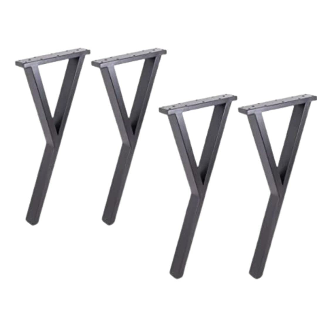 Ventuos - 28" Dining Table Legs, Y- Shaped Vintage Steel Table Legs, Office Table Legs,Computer Desk Legs,Industrial Kitchen Table Legs, Black (Pack of 4) (B0CV516PKD) Amazon Price History, Amazon Price Tracker
