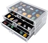 porta doccia cristallo saloon 【Sicuro e Antipolvere】--- Il nostro organizer per gioielli è dotato di un coperchio a chiusura ermetica per proteggere la tua preziosa collezione da polvere e danni. La scatola in acrilico consente un accesso rapido e facile, rendendolo la scelta ideale per organizzare e conservare piccoli oggetti. è perfetto per I collezionisti di pietre grezze.