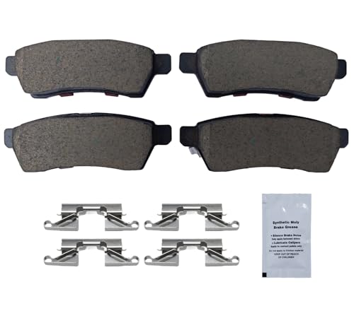 Image of HUSCH D1100 Rear Ceramic Brake Pads Kit Fit For Nissan Frontier 2005-2021, For Suzuki Equator 2009-2012