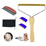 🧶Alta Calidad: El quitapelusas manual Kikuo adapta la hoja de cobre puro de doble cara y el mango de madera, resistente, duradero y reutilizable. La lint cleaner restaura su ropa y telas a una apariencia nueva y fresca, sin dejar residuos.