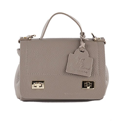Sac à bandoulière Anna Cecere Jeu en cuir beige pour alléger votre quotidien