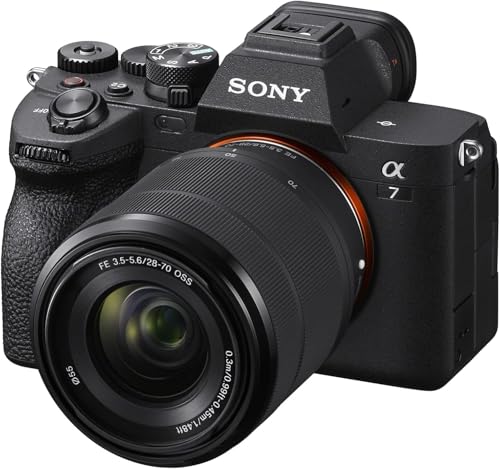 Image of Sony Alpha 7 IV Full-Frame Mirrorless Interchangeable Lens Camera with 28-70mm Zoom Lens Kit