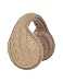 Surblue Unisex Warm Knit Cashmere Winter Pure Color Earmuffs with Fur Earwarmer, Adjustable Wrap