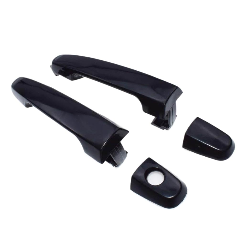 Fovbtteet Front Rear Pair Outside Door Handle Compatible With Xa Xb Xd Tc Yaris Prius Vibe Matrix Solara 2001-2013 - Part Number 69211-Aa020(Front Rear Pair)