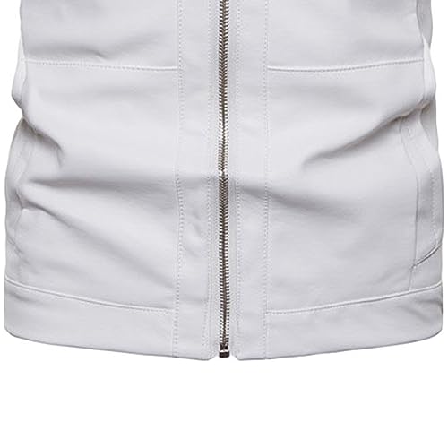 Chaqueta Bomber de Cuero con Capucha para Hombre miniatura 6