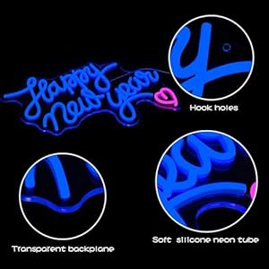 Happynewyearneonsignnewyearneonlightforwalldecorletterledneonsignblueledneonlightholidayneonsignsforbedroombackyardcafeclubmalldecor Urban Country Home Decor Happy new year neon sign new year neon light for wall decor letter led neon sign blue led neon light holiday neon signs for bedroom backyard cafe club mall decor urban country home decor