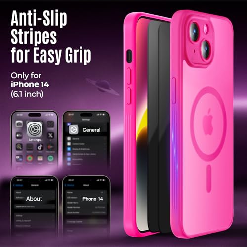 Image of Symcele Designed for iPhone 14 Case, Hot Pink