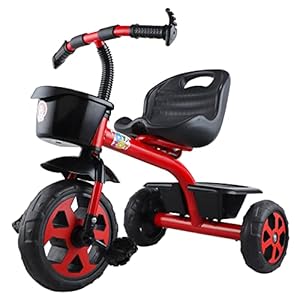Toyzoy Pluto Lite Kids|Baby Trike|Tricycle for Kids|Boys|Girls Age Group 2 to 5 Years, TZ-547 (Red)