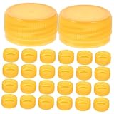 ノーブランド品 100個 瓶のキャップ シリコンボトルキャップ 家庭用のボトルキャップ なボトルのふた プラスチックキャップ 飲料缶キャップ ペットボトルのキャップ 工芸品用の水筒キャップ