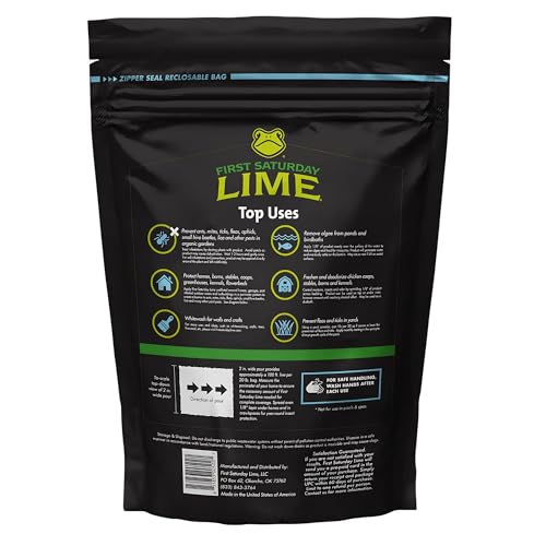 Image of First Saturday Lime Insect Deterrent 5LB | Natural Repellent for Outdoors