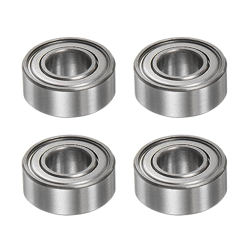 HARFINGTON 4pcs 686ZZ Deep Groove Ball Bearings 6mm Bore 13mm OD 5mm Thick Chrome Steel ABEC5 Double Shielded Bearing for Motors Pumps Conveyors