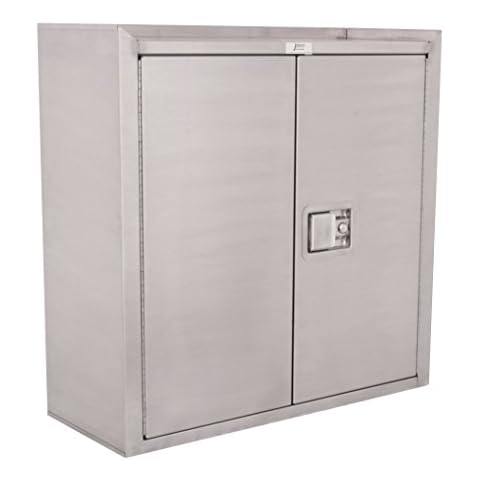 Jamco Products KS130 Stainless Steel Wall Cabinet with Shelves, 12" x 30" x 30" Cover
