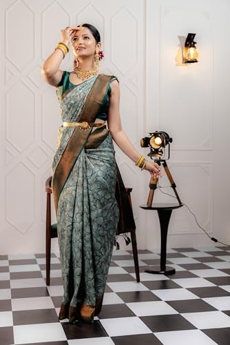 Image of Avantika Fashion Women's Kanjivaram Soft Silk Banarasi Sarees With Blouse Piece