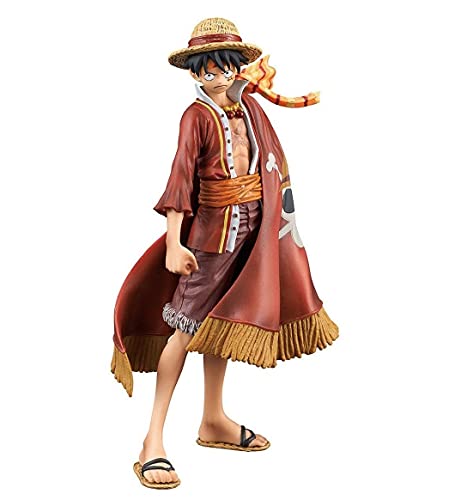 AUGEN Monkey D Luffy Action Figure Limited Edition for Car Dashboard, Decoration, Cake, Office Desk & Study Table (18cm)(Pack of 1)