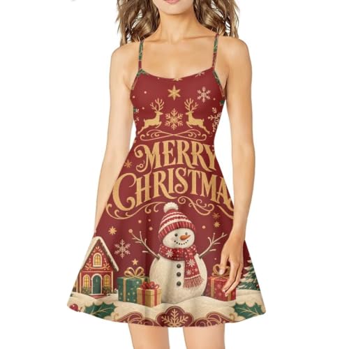 Image of Coloranimal Women's Summer Sleeveless Casual Swing Dresses with Loose Fit Beach Sundress