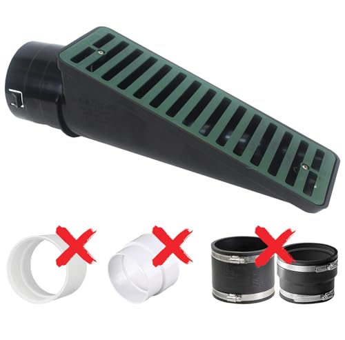 4-in-1 Slope Drain/Miter Drain/Angled Drain (for 4' SCH 40, 4' SDR 35, and 4' corrugated and...