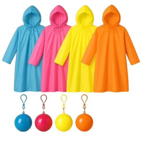 Ball Raincoat Emergency Rain Poncho, Disposable Waterproof Raincoats Compact & Lightweight | Unisex Free Size for Travel, Camping, Hiking & Outdoor Multicolor (1 ball)-image-8