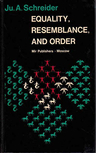 Buy Equality, Resemblance and Order — BookShops.in