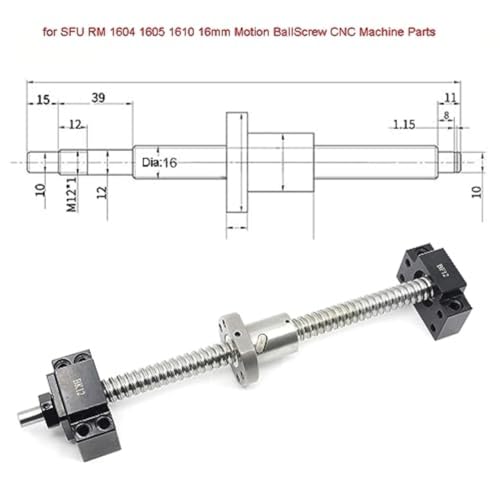 Outils de support d'arbre de rail roulements à billes BK12 BF12 - 5