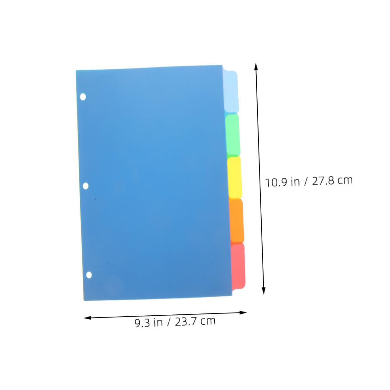 PLAFOPE 10piezas Separadores De Carpeta Separadores Perforados Para De Notas Prácticos