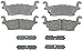 ACDelco 14D1120CH Advantage Ceramic Rear Disc Brake Pad Set with Hardware