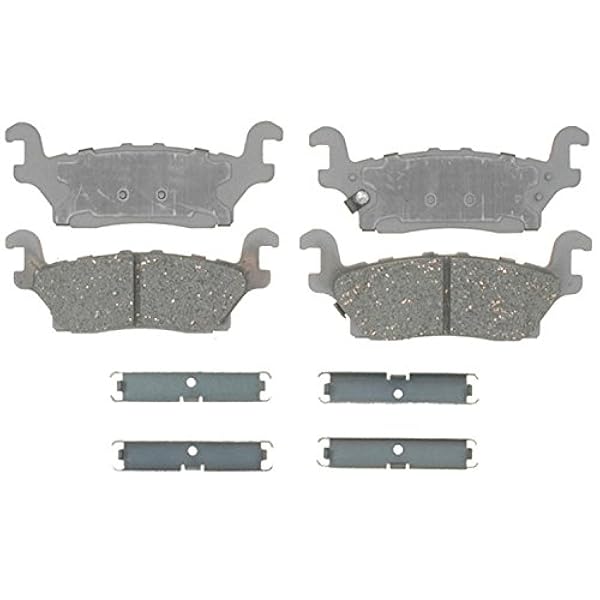 Acdelco 14D1120CH vantaggio pastiglie freno a disco posteriore in ceramica con hardware