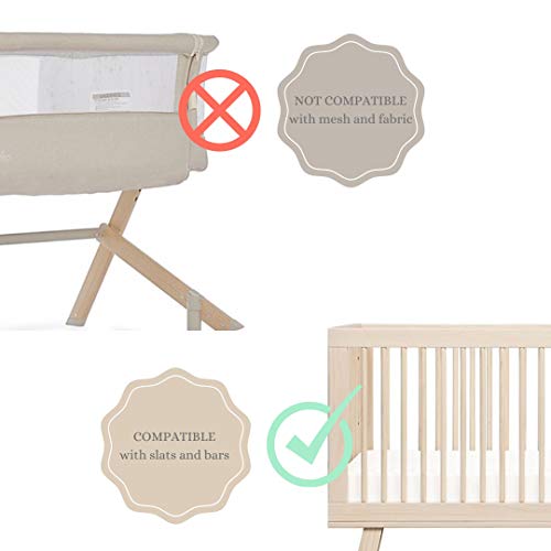 Sasa Wooden Crib Mobile Arm - Baby Mobile Holder For Crib (100% Beech Wood, 30 Inch) With Strong Hold Anti Slip Attachment Clamp For Sturdy Mobile Hanger #TOP6
