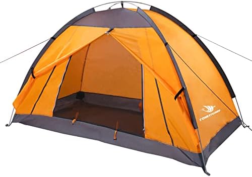 Arctic Lemmings Single Backpack Tent, Waterproof Camping Tent for One Person, 7.2x4×4 Feet Light and Durable Hiking Tent