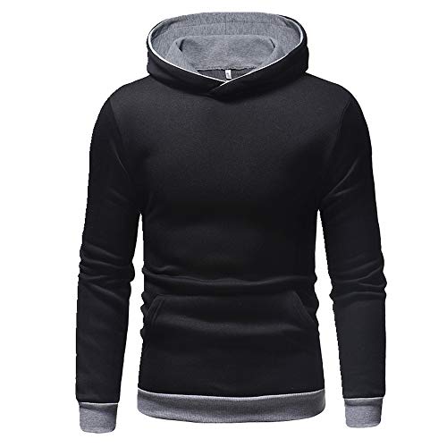 Preisvergleich Produktbild NOBRAND Herren-Sweatshirt, langärmelig Gr. XL, Schwarz